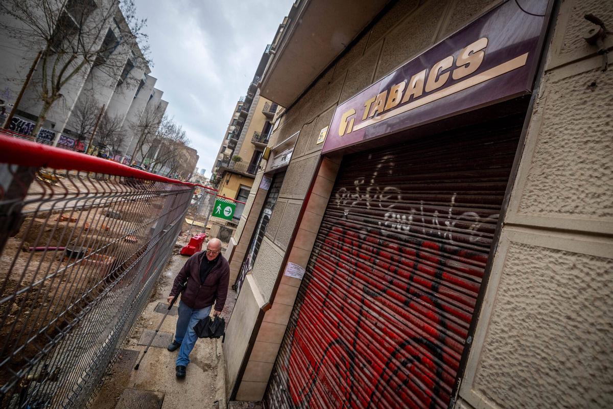 Les pluges i un ensorrament sota terra retarden mig any el final de les obres del col·lector del Poble-sec
