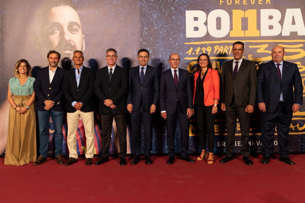 marta plana - oriol tomas - javier bordas - jordi mestre - josep maria bartomeu - joan blade - maria teixidor - josep ramon vidal abarca - oscar grau. barça.
