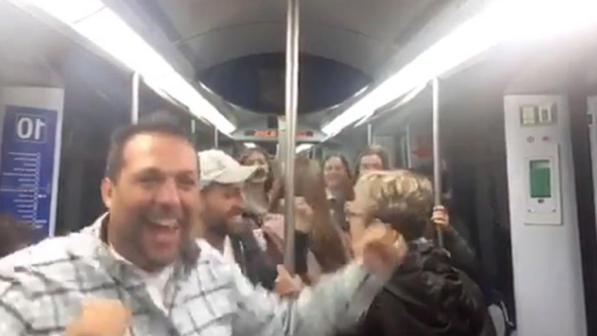 La actuación en el metro de Madrid se hizo viral
