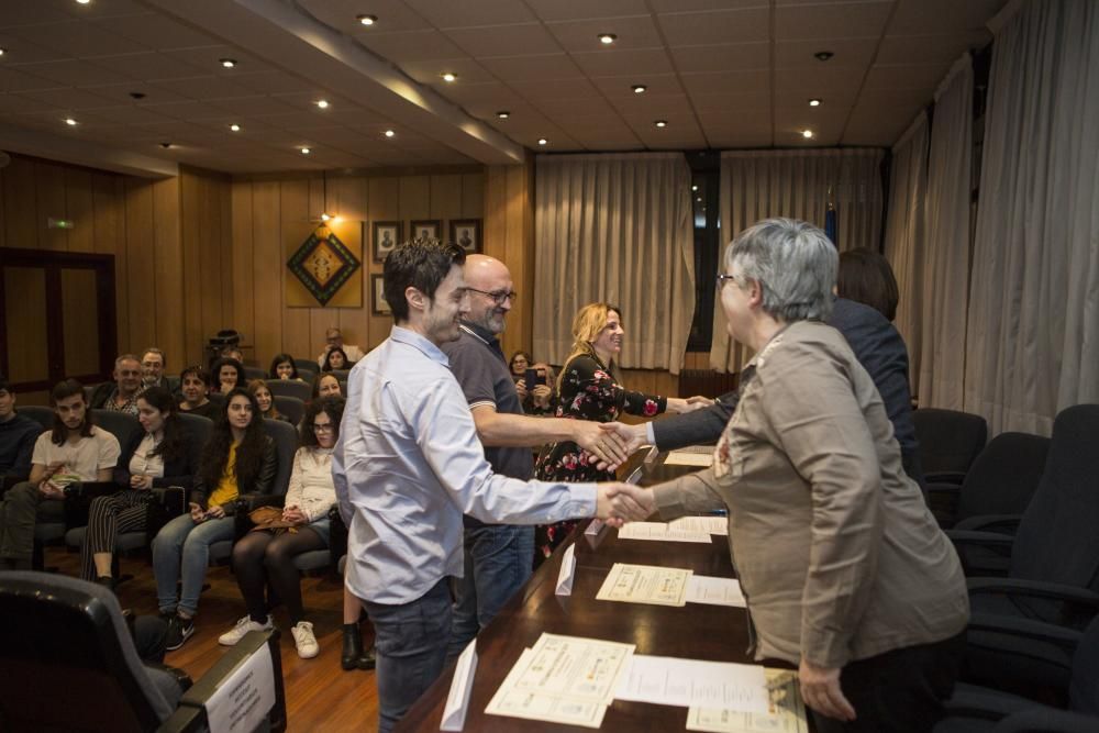 Entrega de los premios de la XII Olimpiada Asturiana de Biología