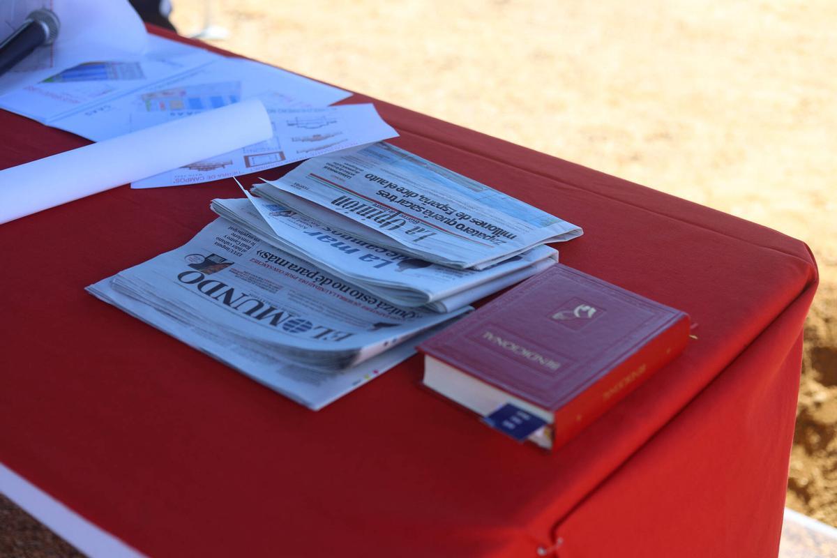 GALERÍA | Primera piedra del área de servicio y logística de Villalpando GALERÍA | Primera piedra del área de servicio y logística de Villalpando