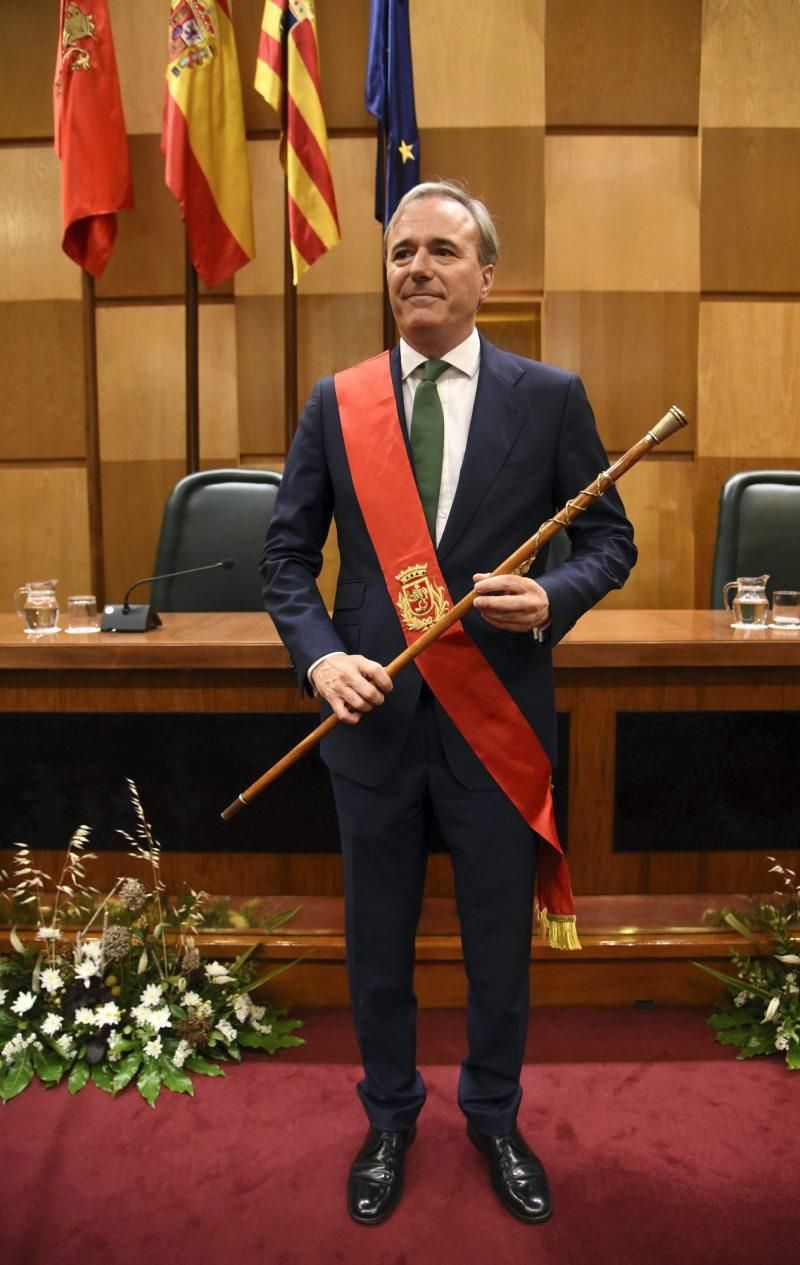 Toma de posesión de Jorge Azcón como alcalde de Zaragoza