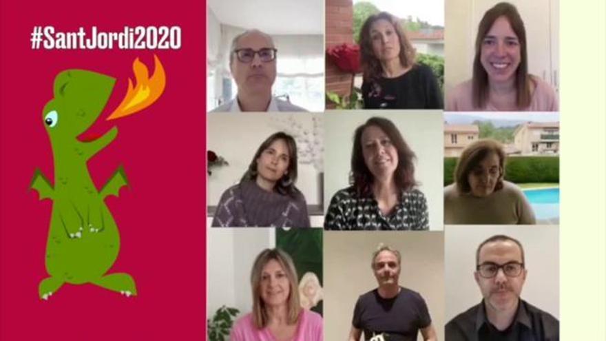 Els regidors de JxCat de Girona feliciten el Sant Jordi «sense vergonya» cantant «Escriurem»