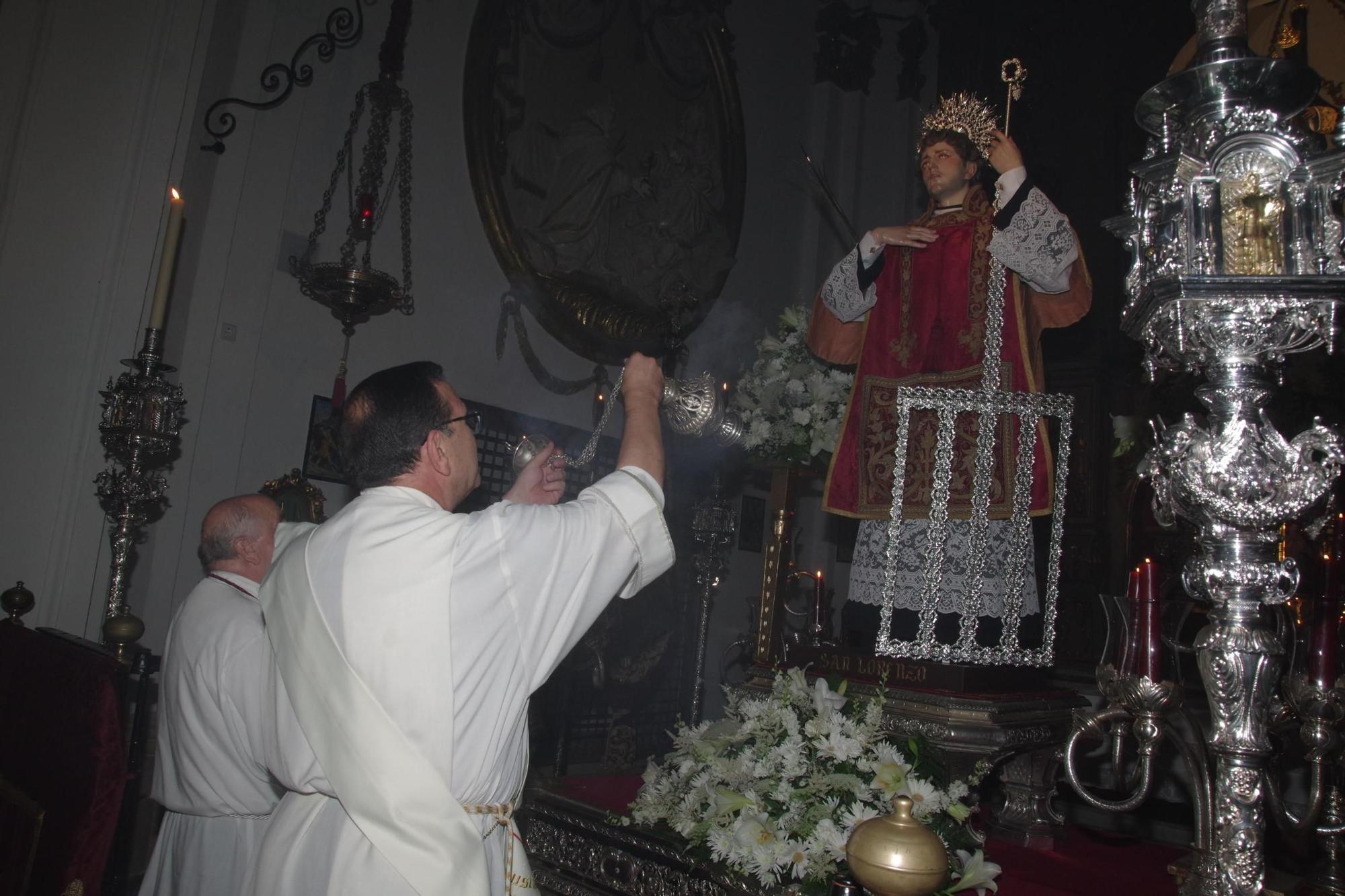 Así es la nueva imagen de San Lorenzo Mártir de la hermandad de Viñeros