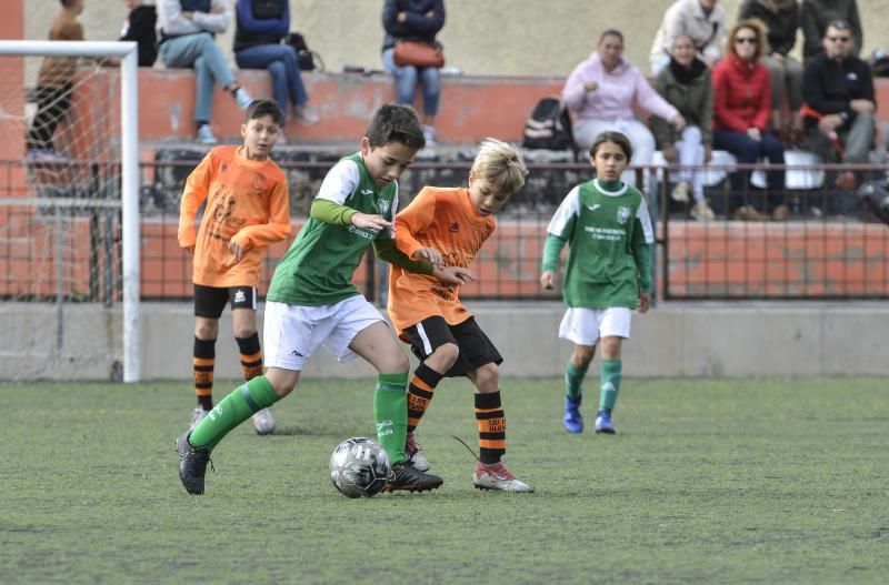 02/03/2019 LAS HUESAS, TELDE. Las Huesas - Estrella (benjamines). FOTO: J. PÉREZ CURBELO  | 02/03/2019 | Fotógrafo: José Pérez Curbelo