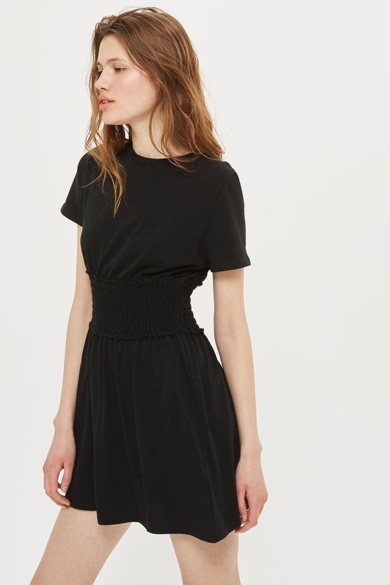 Vestido negro de Topshop