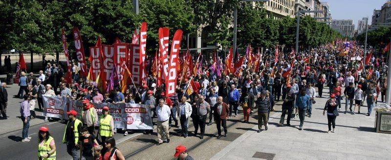 Zaragoza celebra el Día Internacional de los Trabajadores