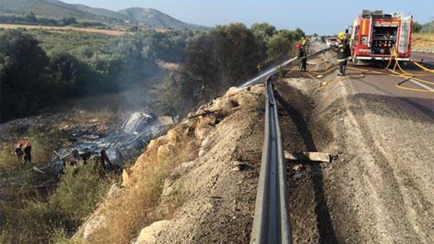 Un fallecido y tres heridos graves en Santa Magdalena de Pulpis