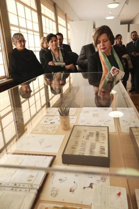 nauguración de la muestra "Imaginar la educación. 50 años con Frato" en el Edificio Histórico.