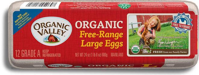 Huevos grandes marrones organicos