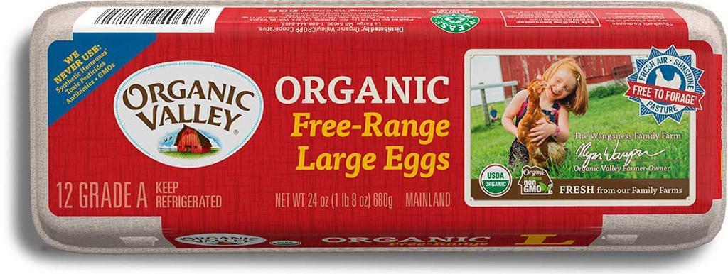 Huevos grandes marrones organicos