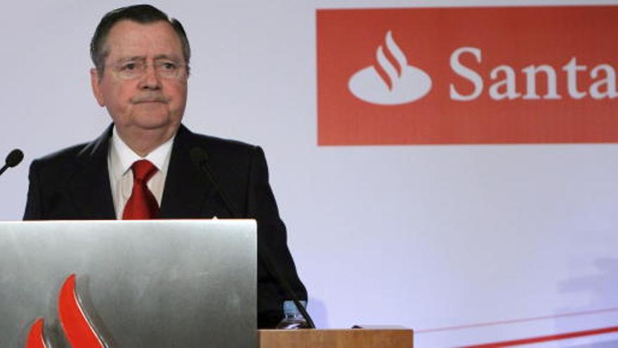 El consejero delegado del Banco Santander, Alfredo Sáenz.