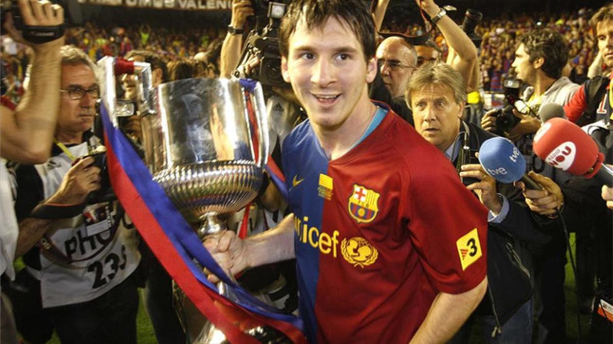 Messi ya ha ganado dos Copas ante el Athletic