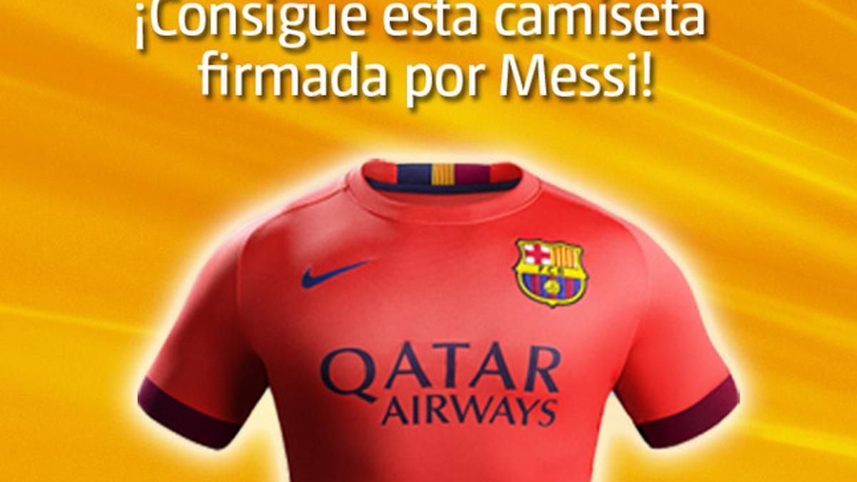 Consigue la camiseta de Leo Messi