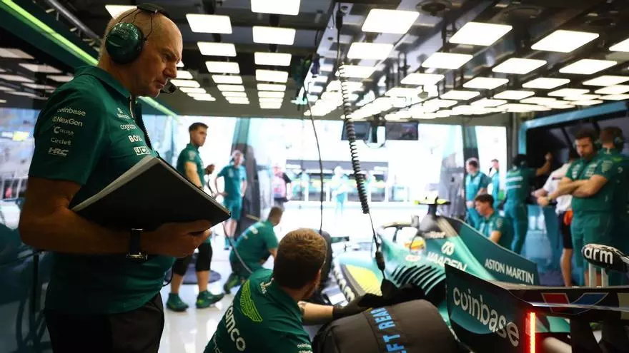 Así trabajan en equipo Aston Martin y Honda antes de la carrera