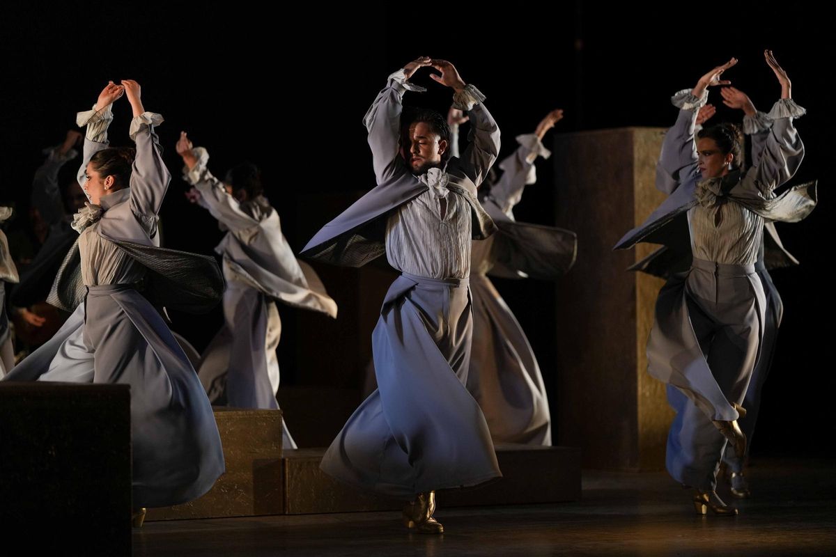 Ballet Flamenco de Andalucía y Accademia Piacere, en el espectáculo 'Origen'.