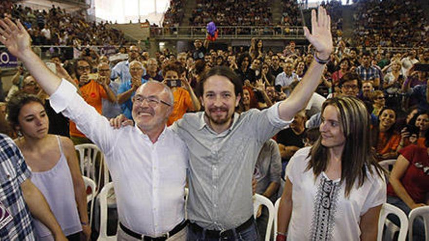 Pablo Iglesias: &quot;Los socialistas de corazón saben que hay que votar morado&quot;