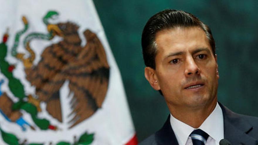 Peña Nieto en un acto oficial a principios de agosto.