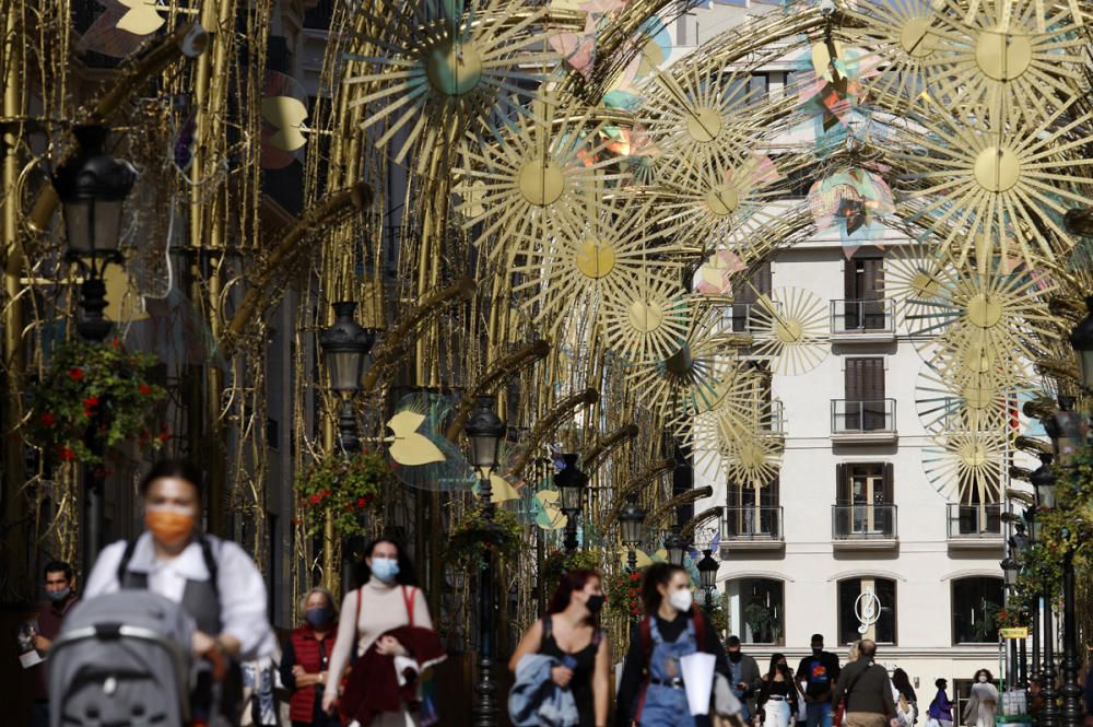 Las luces navideñas de la calle Larios