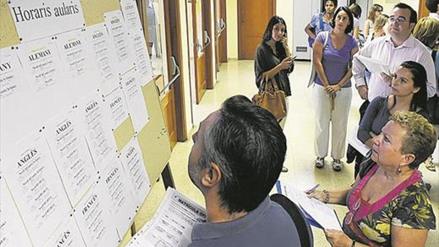 La Escuela de idiomas ofertará 900 plazas en septiembre en Castellón