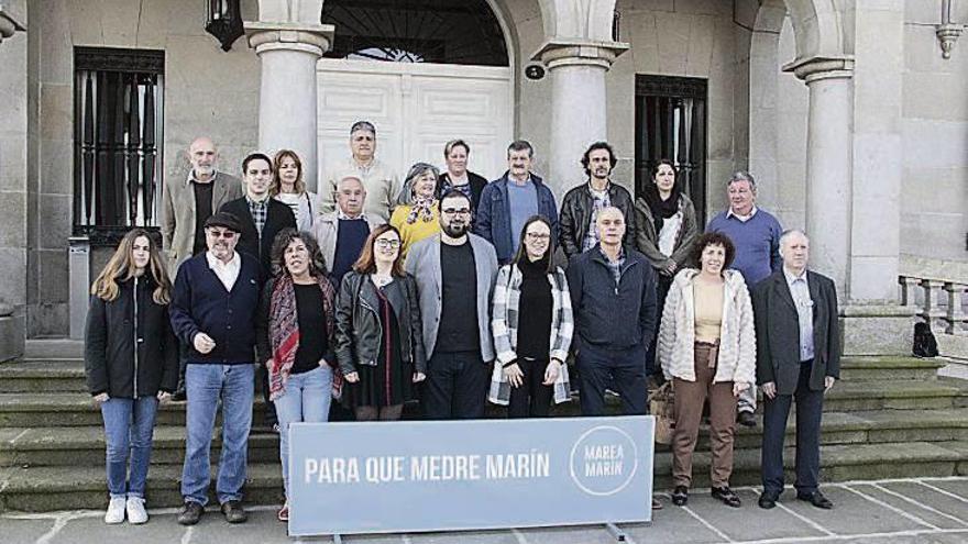 Candidatura de Marea Marín ante el consistorio. // S. Álvarez