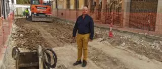 Las obras en la calle Río Anzur de Lucena concluirán en cuatro meses