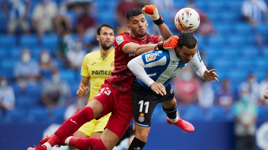 Una imagen del Espanyol - Villarreal (0-0).