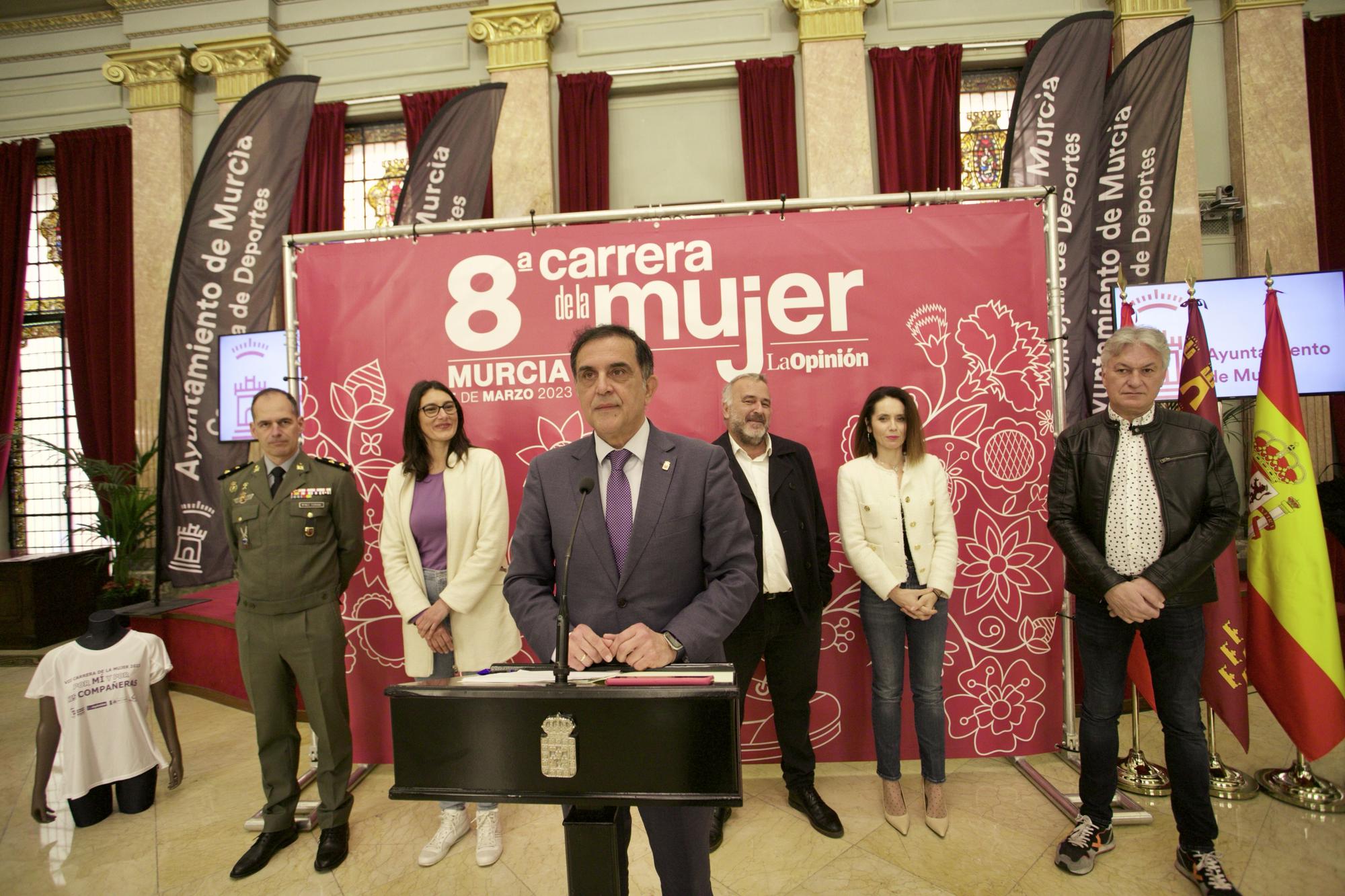 Presentación de la Carrera de la Mujer en Murcia 2023