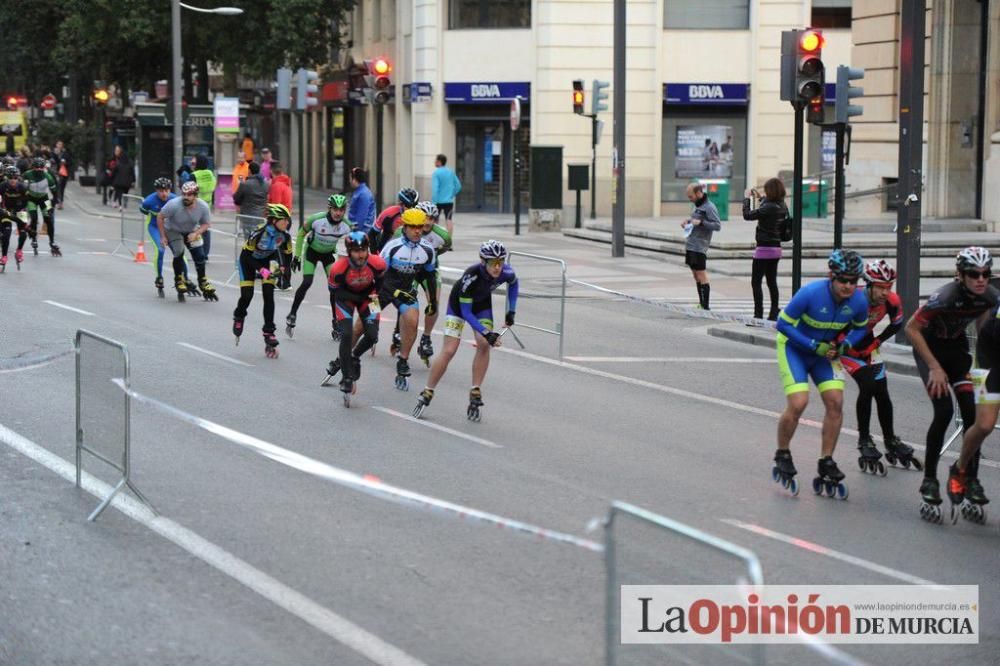 Murcia Maratón. Salida patinadores