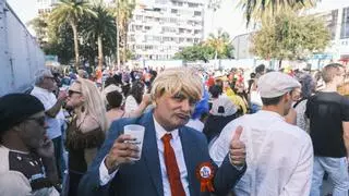 La ciudad se baña en brillo y confeti