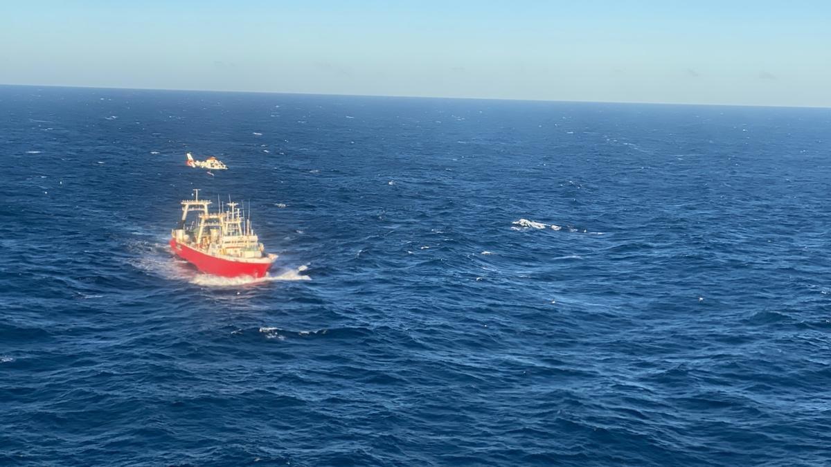 Así fue la compleja evacuación de un marinero de la filial de Iberconsa en el Atlántico Sur