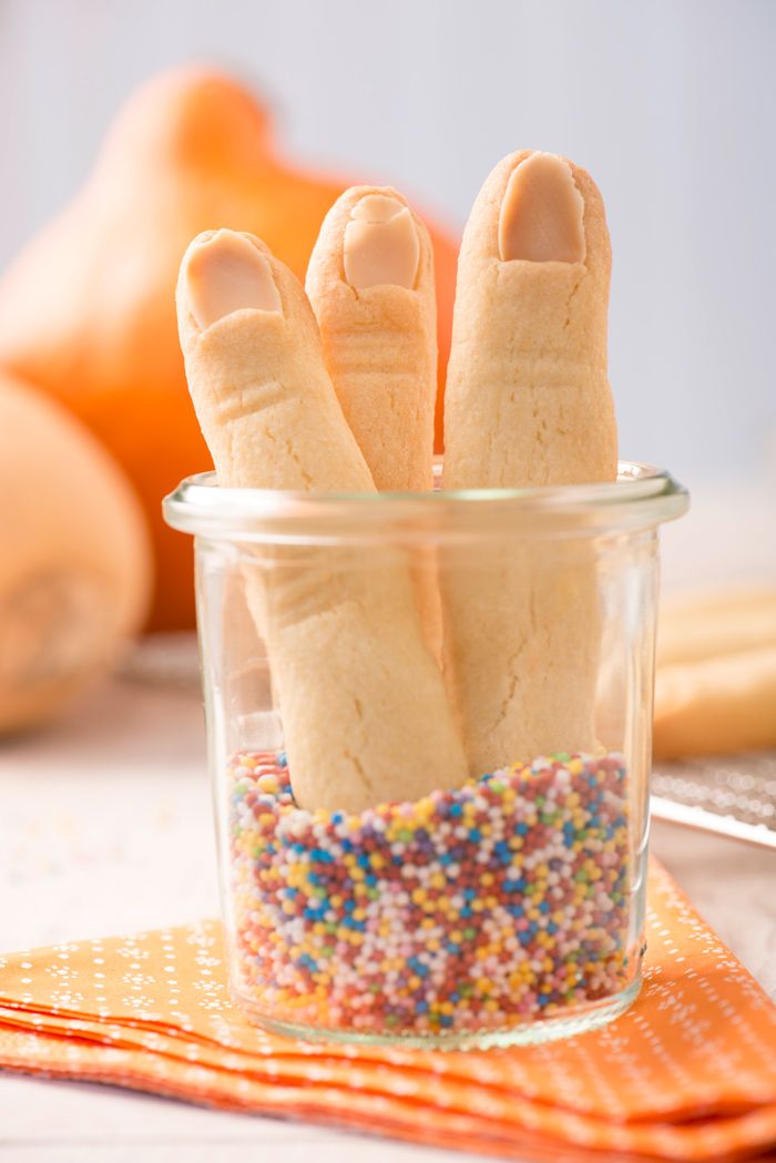 Galletas de dedos para Halloween