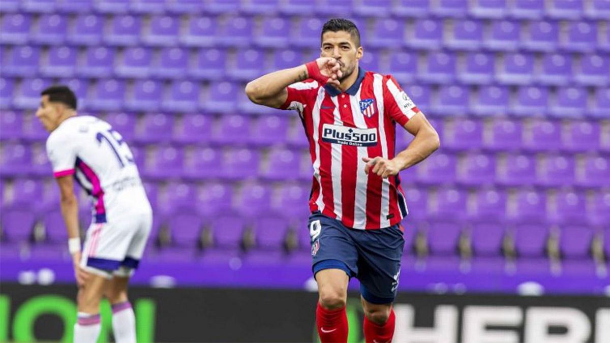 Suárez marcó el gol de la victoria del Atlético