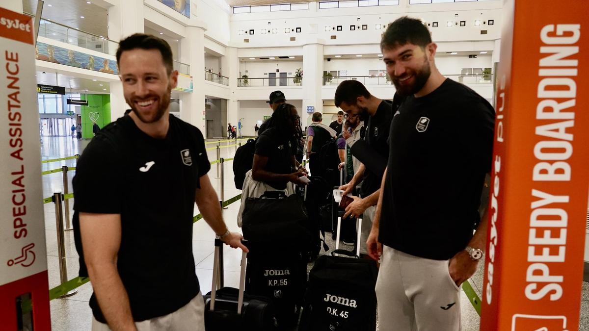 El Unicaja ya está en Grecia para jugar la Final Four.