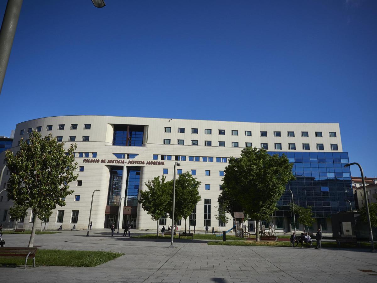Imagen de la fachada del Palacio de Justicia.