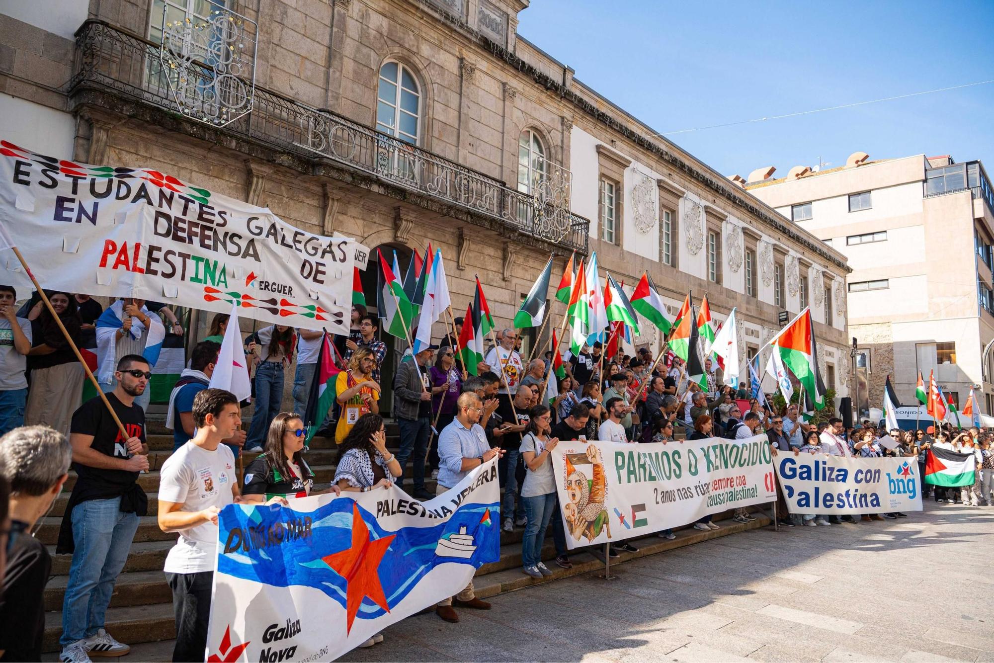 Vigo continúa en pie contra el genocidio de Israel sobre Palestina