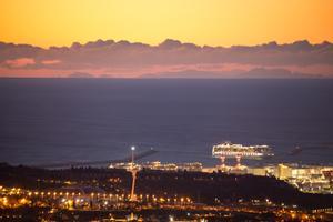 Mallorca vista desde Barcelona el 22 de noviembre de 2025