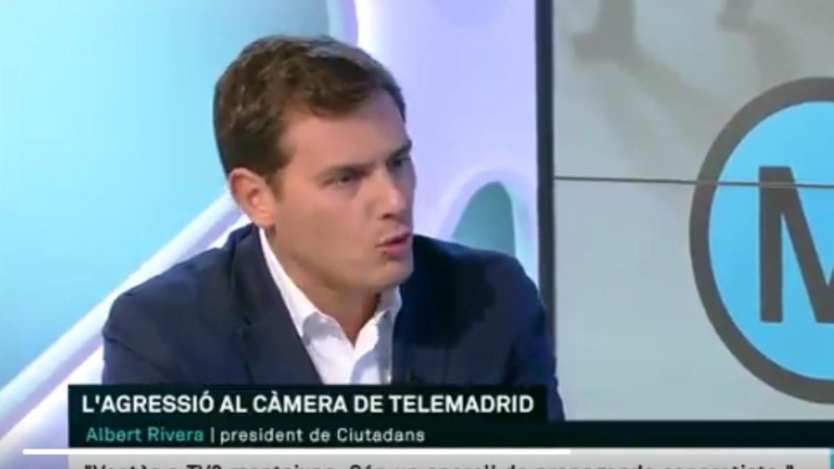 Duro encontronazo entre Albert Rivera y Lídia Heredia en TV-3