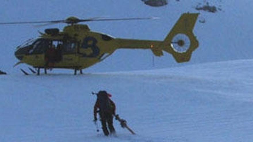 Rescate en el refugio del Urriello