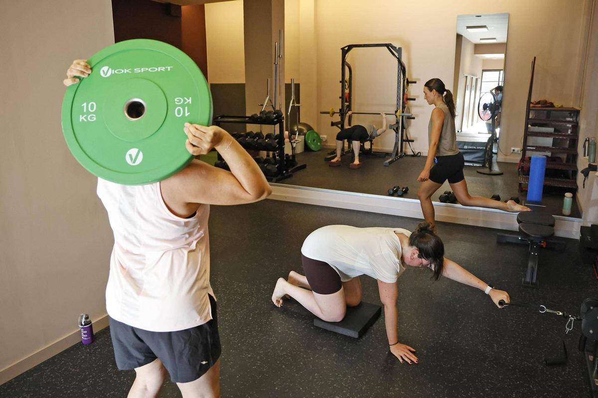 Imatge dels entrenaments al centre Hera