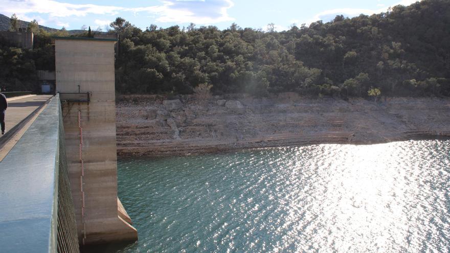 El Pantà de Darnius Boadella continua baixant i ja està al 28,5%