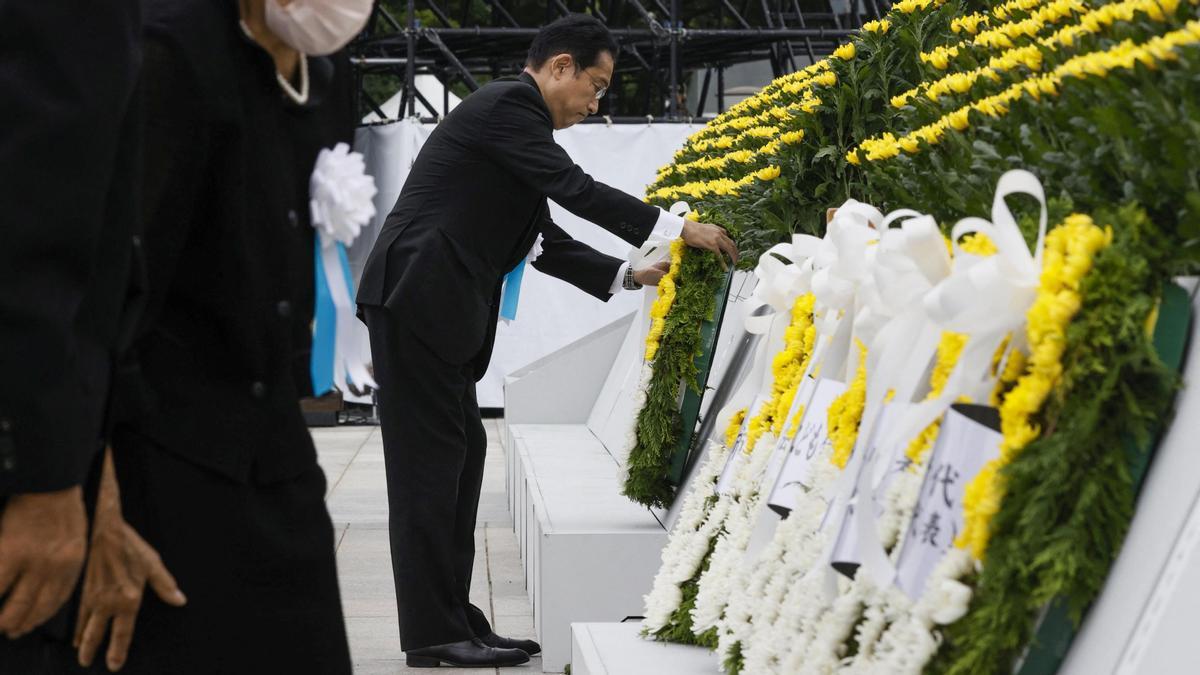 Hiroshima recuerda su tragedia con la vista en la guerra de Ucrania y el G7