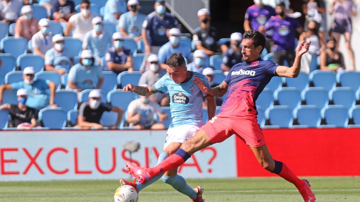 El Celta-Atlético, en imágenes