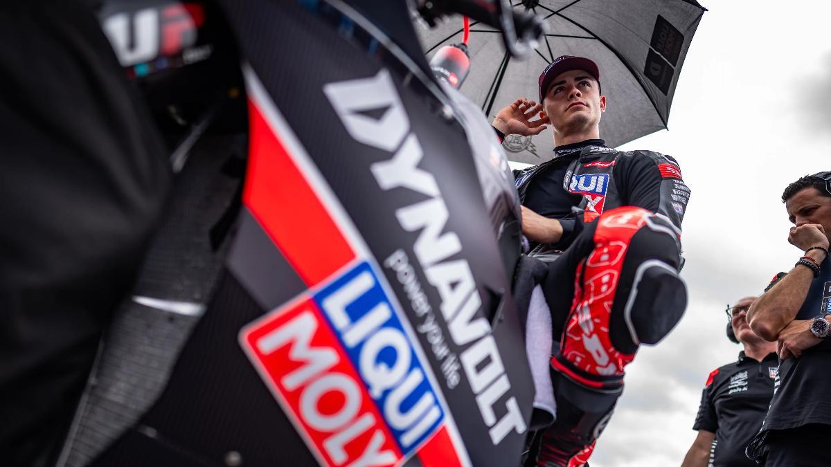 Manuel González, con la Kalex de IntactGP
