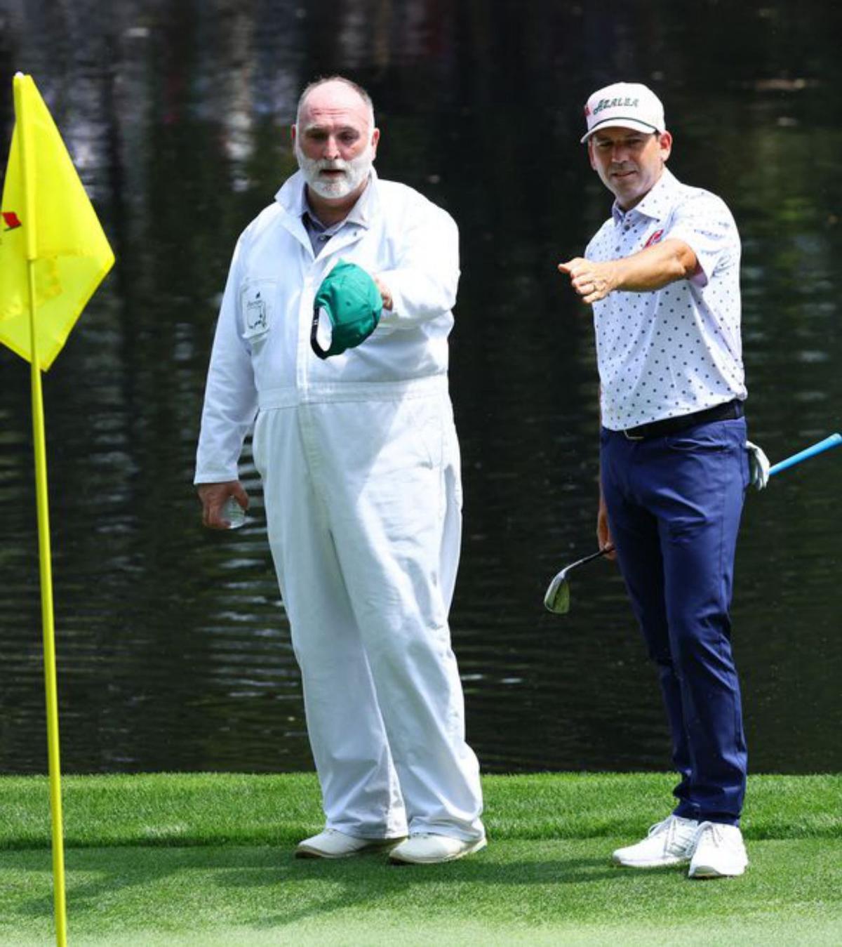 José Andrés, el mejor "caddie" de Sergio García