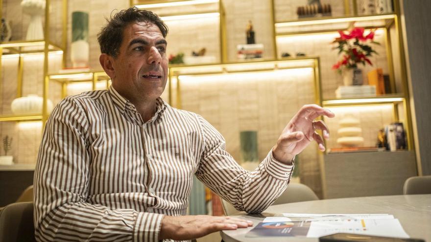 José Hernández, presidente de Cideca, durante la entrevista.