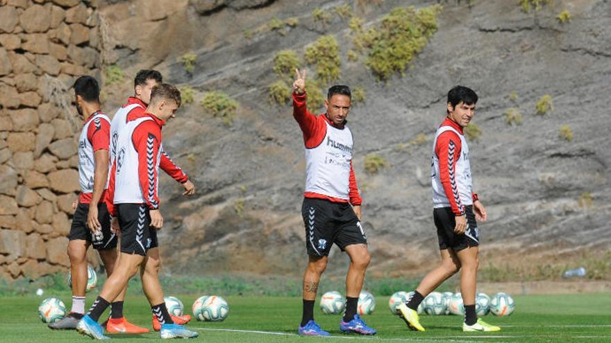 Entrenamiento del Tenerife.