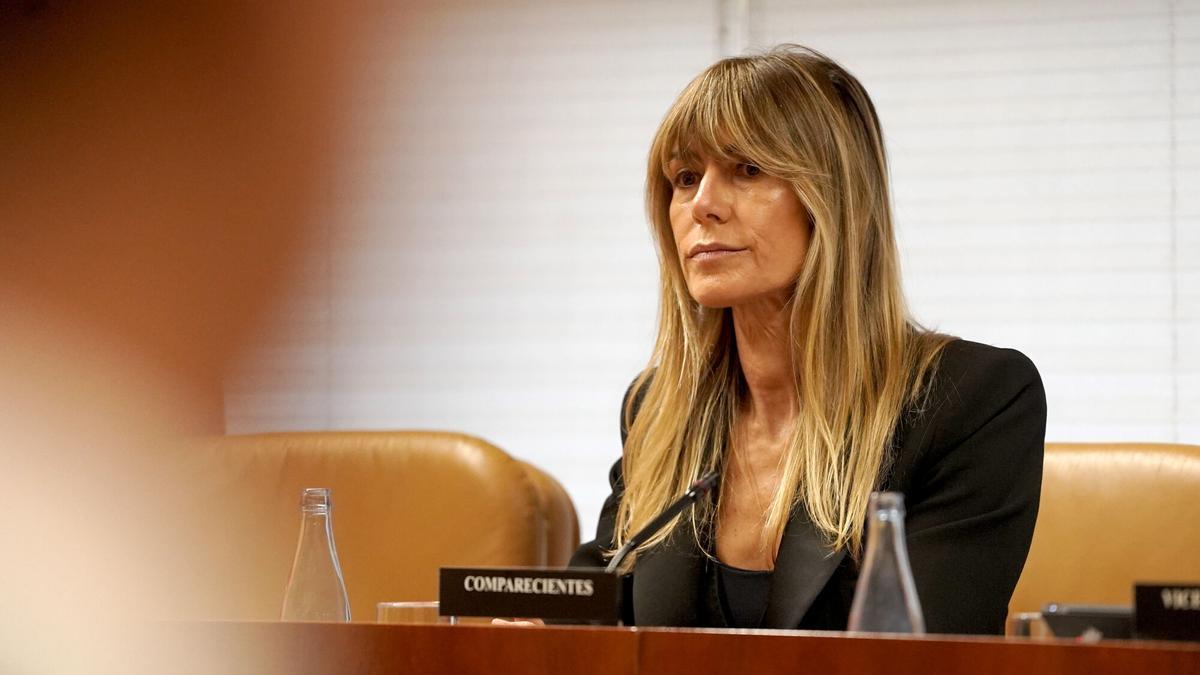 Comparecencia de Begoña Gómez, esposa de Pedro Sánchez, presidente del Gobierno, en la Asamblea de Madrid.