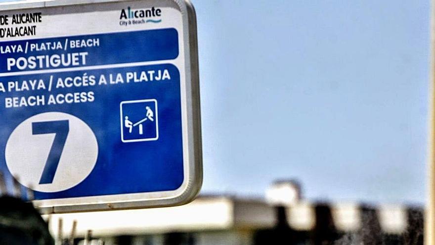 Alicante instala pulverizadores en el Postiguet para aliviar el olor a gasoil por la obra