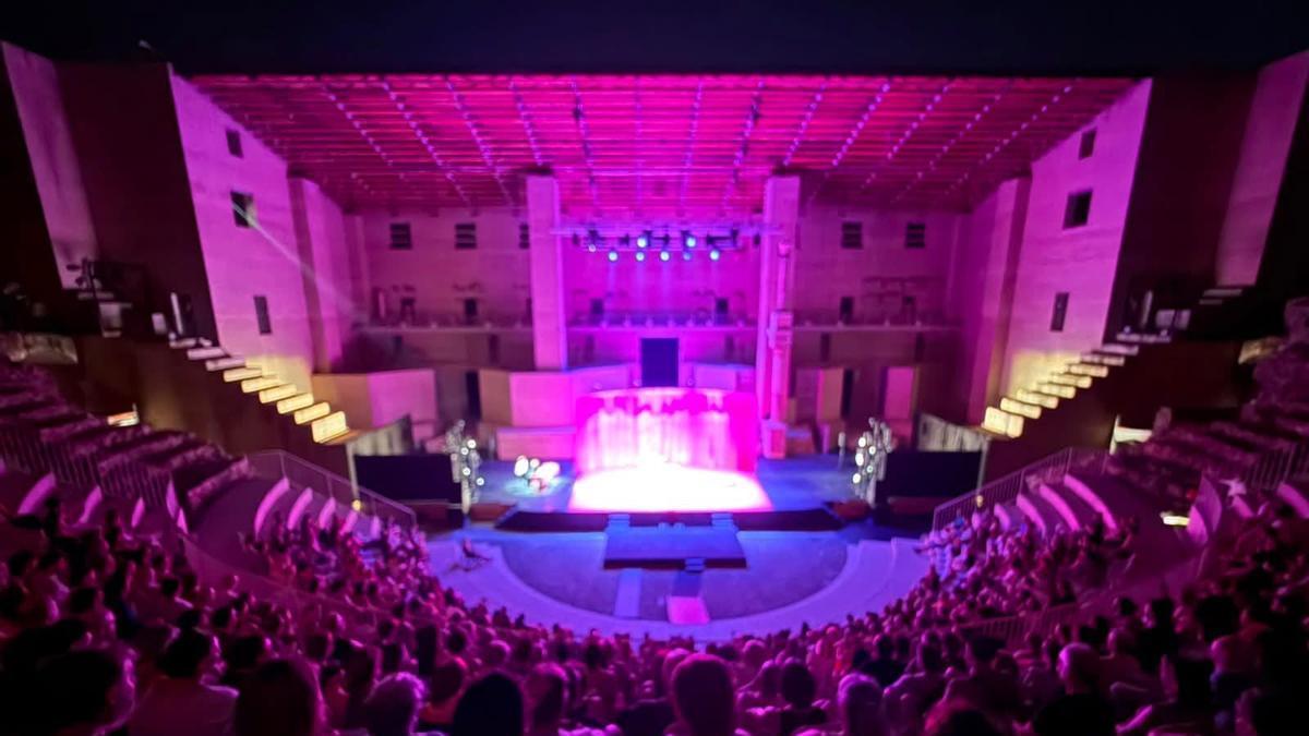 El Teatro Romano, en el inicio del festival.